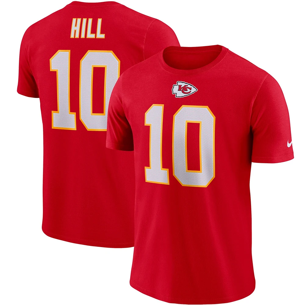 T-shirt Nike Tyreek Hill pour homme avec nom et numéro de fierté des Chiefs Kansas City