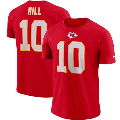 T-shirt Nike Tyreek Hill pour homme avec nom et numéro de fierté des Chiefs Kansas City
