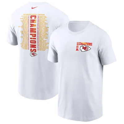 Men's Nike Heather Gray Kansas City Chiefs Super Bowl LVII Champions Roster T-Shirt Size: Large