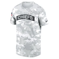 T-shirt Nike Kansas City Chiefs 2024 Salute To Service pour homme, blanc, grande taille, performance