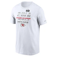 Men's Nike White Kansas City Chiefs Back-To-Back Super Bowl Champions T-Shirt