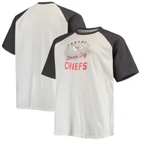 Lids Kansas City Chiefs Big Tall Raglan T-Shirt