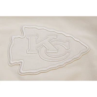 Patrick Mahomes Oatmeal Kansas City Chiefs Player Name & Number Neutre Sweat à capuche manches courtes pour homme