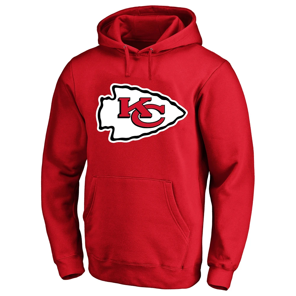 Men's Patrick Mahomes Red Kansas City Chiefs Big & Tall Fleece Name Number Pullover Hoodie