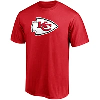 T-shirt rouge pour homme Patrick Mahomes avec nom et numéro du joueur des Kansas City Chiefs