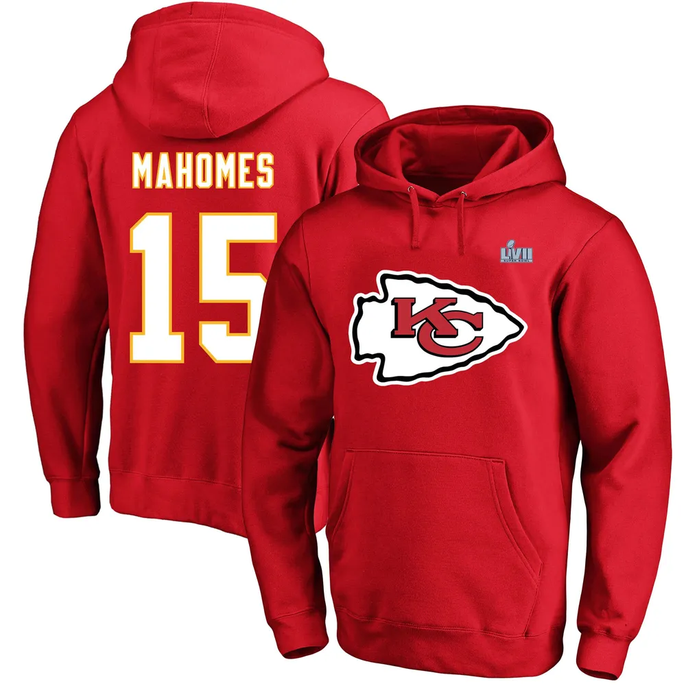 Lids Patrick Mahomes Kansas City Chiefs Super Bowl LVII Big & Tall Name  Number Pullover Hoodie - Red
