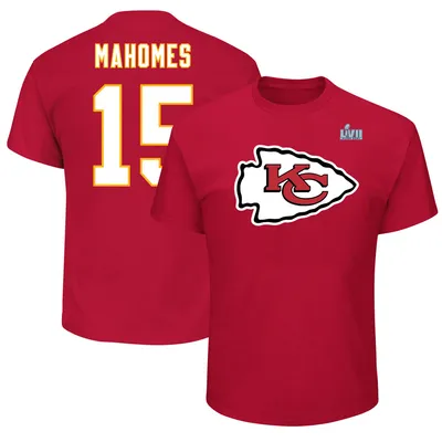 Majestic Men's Threads Patrick Mahomes Cream, Red Kansas City Chiefs Super  Bowl LVII Name and Number Raglan 3/4-Sleeve T-shirt