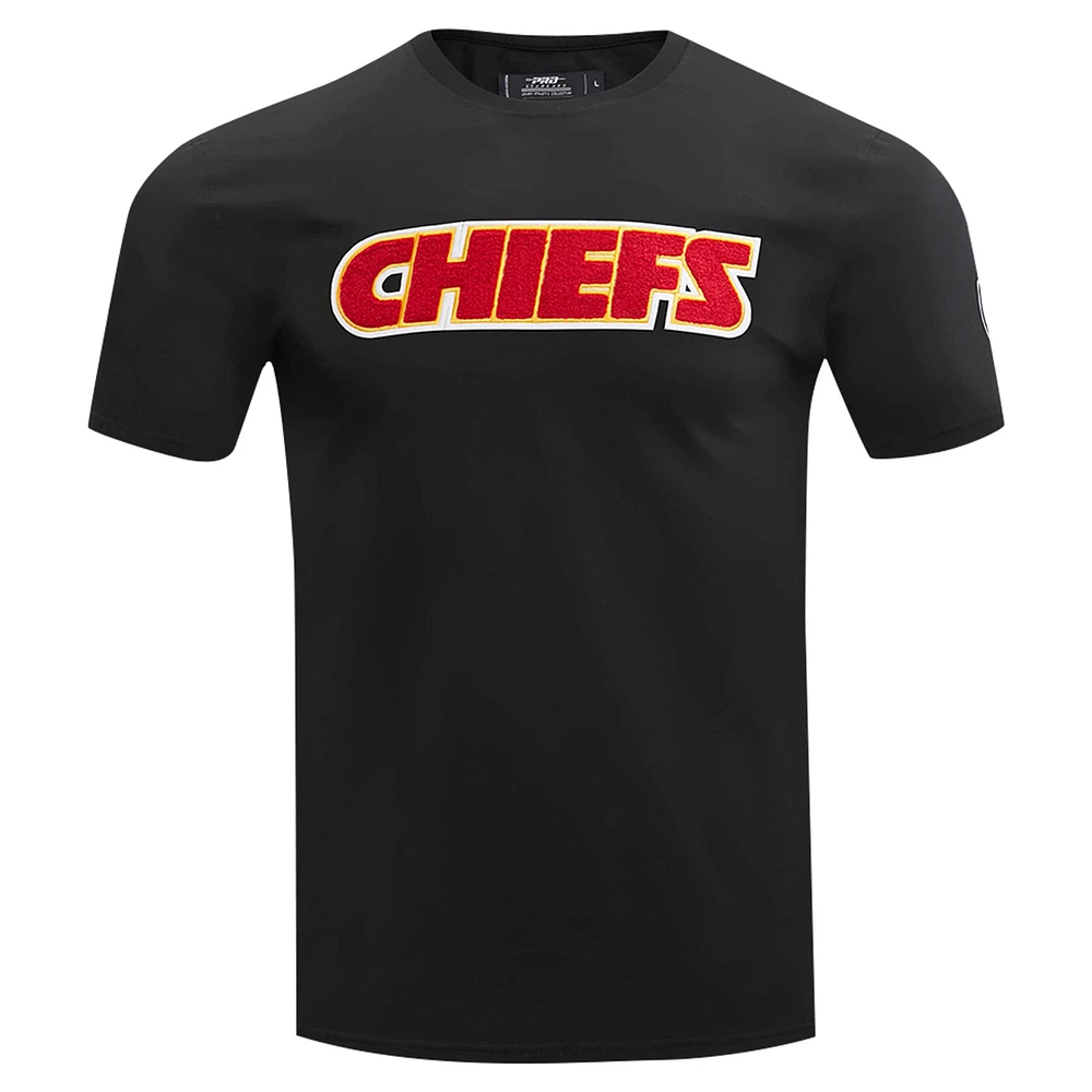 T-shirt classique Pro Standard noir des Chiefs de Kansas City pour hommes