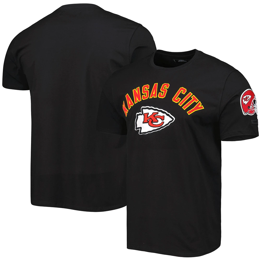 T-shirt slim à poils classiques de l'équipe des Chiefs Kansas City Pro Standard noir pour hommes