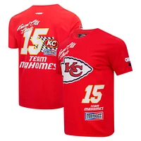 T-shirt rouge Pro Standard Patrick Mahomes pour hommes des Chiefs de Kansas City Fast Lane avec nom et numéro joueur