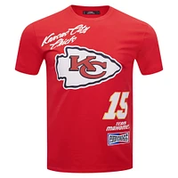 Men's Pro Standard Patrick Mahomes Red Kansas City Chiefs Fast Lane Name & Number Player T-Shirt