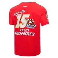 T-shirt rouge Pro Standard Patrick Mahomes pour hommes des Chiefs de Kansas City Fast Lane avec nom et numéro joueur