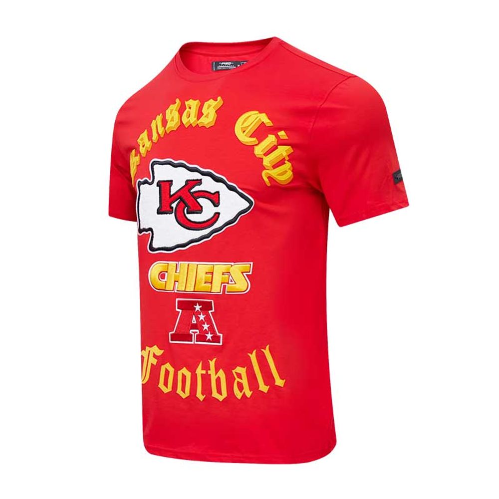 Men's Pro Standard Red Kansas City Chiefs Old English T-Shirt