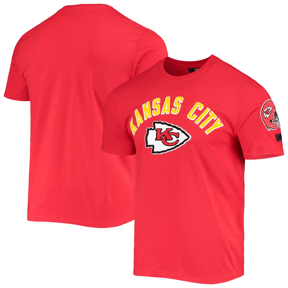 T-shirt slim à poils classiques de l'équipe des Chiefs Kansas City Pro Standard rouge pour hommes