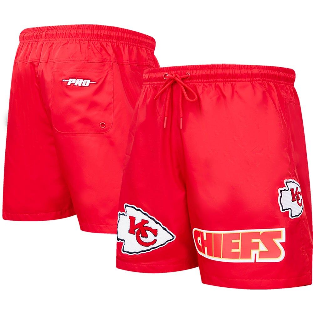 Men's Pro Standard Red Kansas City Chiefs Woven Shorts