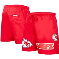Men's Pro Standard Red Kansas City Chiefs Woven Shorts
