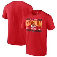 T-shirt rouge pour homme Kansas City Chiefs 2023 AFC Champions Not Done Yet Big & Tall