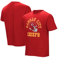 T-shirt rouge avec assistance au panier des Chiefs de Kansas City pour hommes