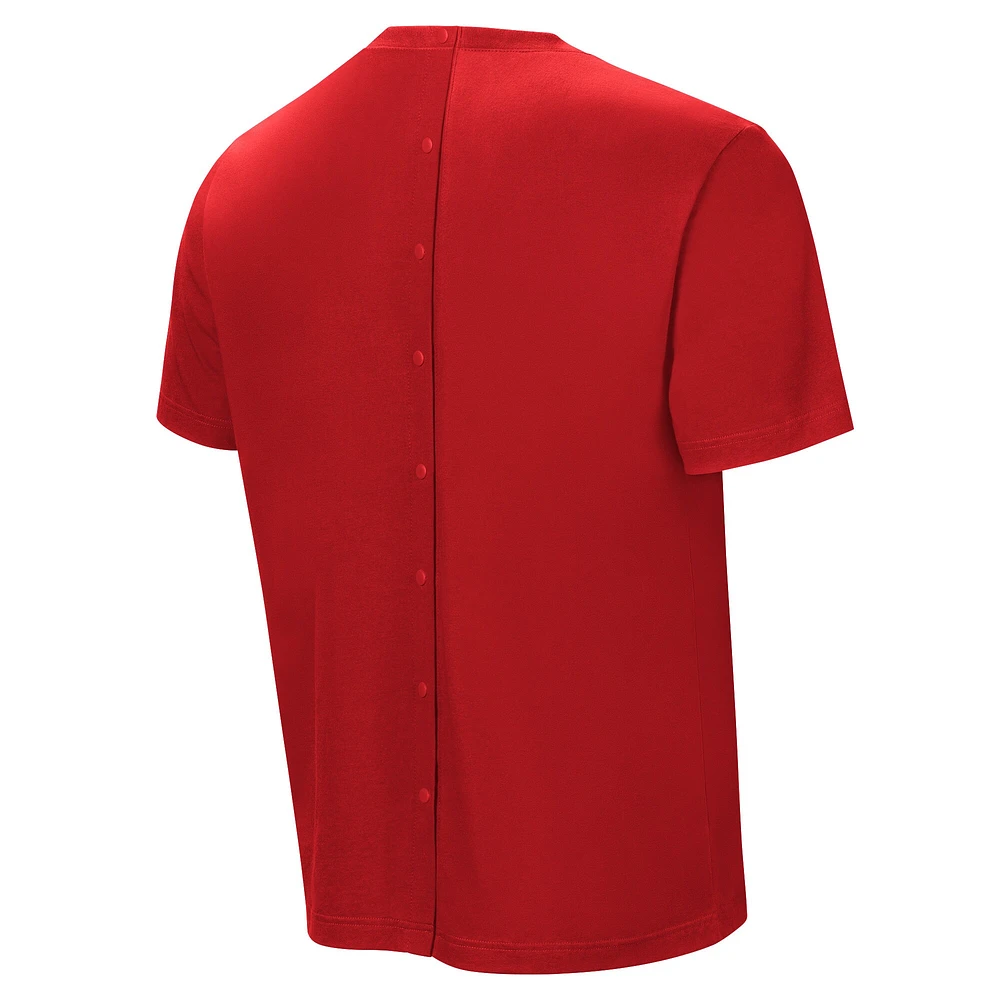 T-shirt rouge avec assistance au panier des Chiefs de Kansas City pour hommes