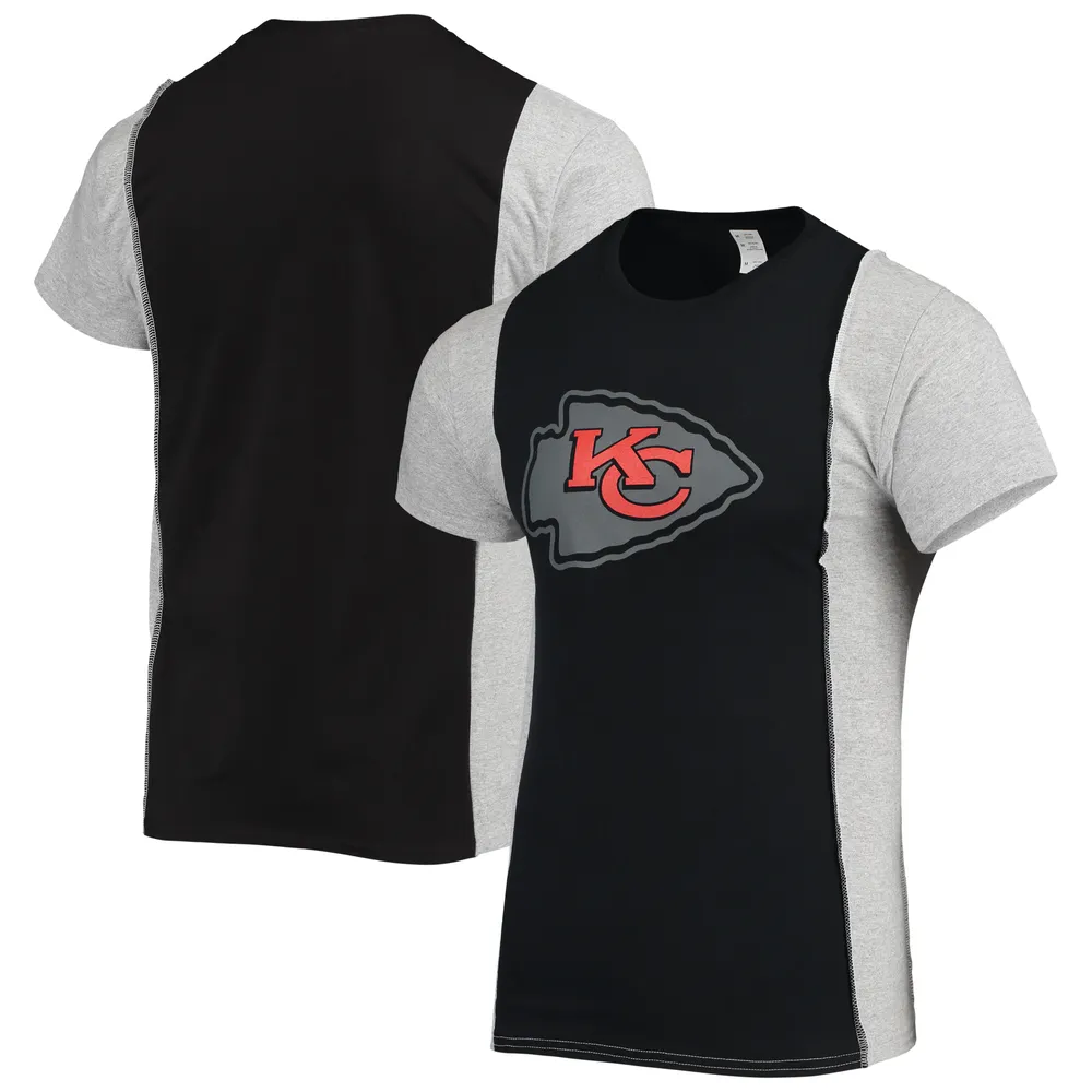 Lids Kansas City Chiefs Refried Apparel Sustainable Split T-Shirt -  Black/Heathered Gray