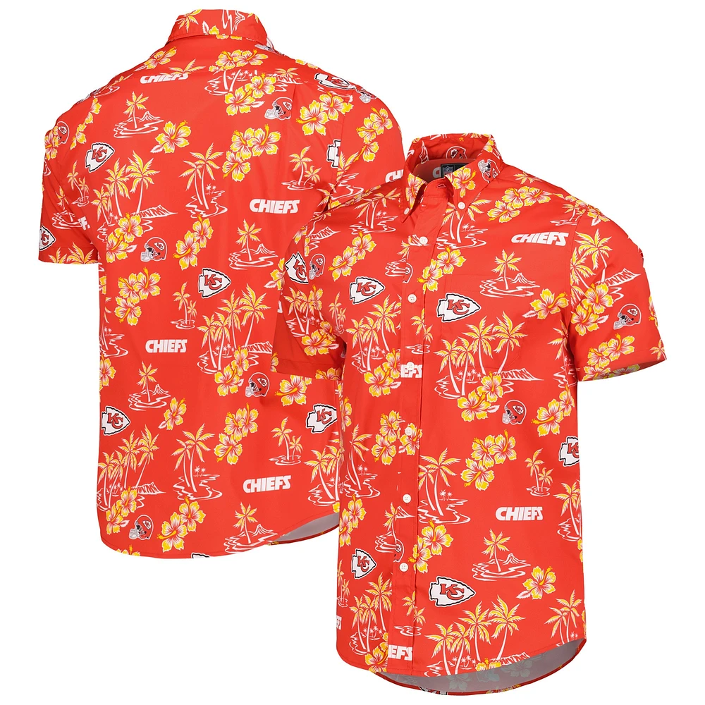 Chemise boutonnée Kekai des Chiefs de Kansas City Reyn Spooner rouge pour homme