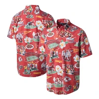 Men's Reyn Spooner Red Kansas City Chiefs Scenic Button-Down Shirt