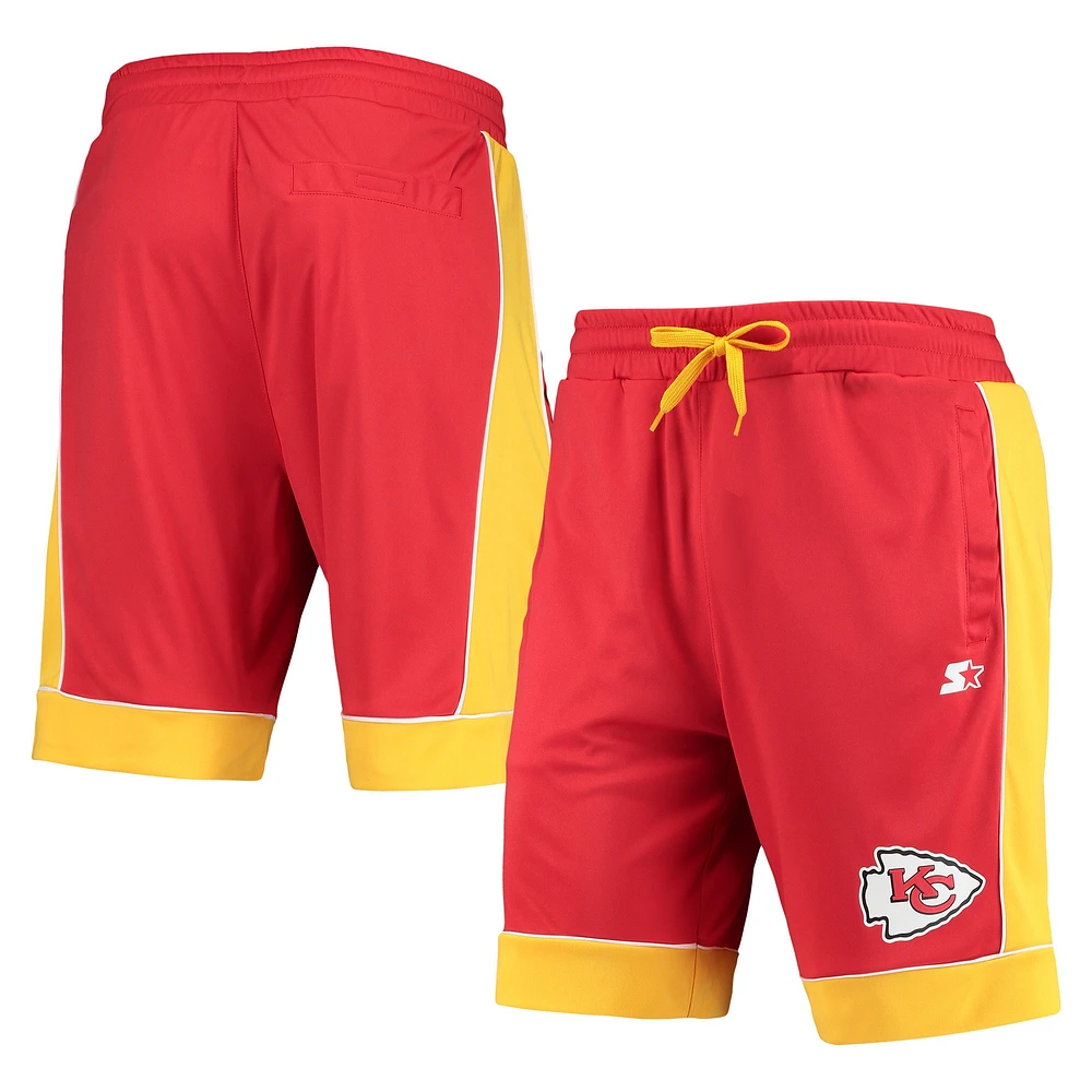 Starter rouge/or Kansas City Chiefs Fan Favorite Fashion Shorts pour homme