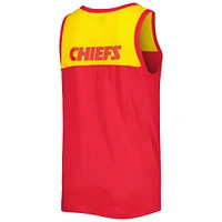 Débardeur mode pour homme Starter rouge/or Kansas City Chiefs Logo Touchdown