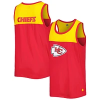 Men's Starter Red/Gold Kansas City Chiefs Logo Touchdown Fashion Tank Top