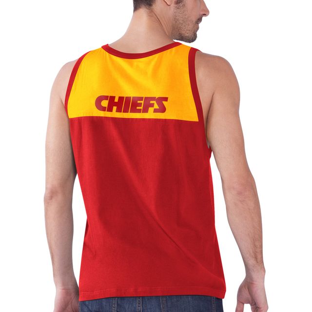 Démarreur rouge/or Kansas City Chiefs Touchdown Fashion pour homme - Débardeur