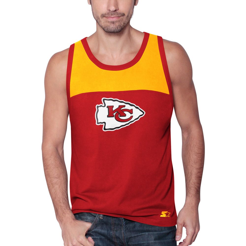 Starter Red/Gold Kansas City Chiefs Logo Touchdown Fashion Tank Top