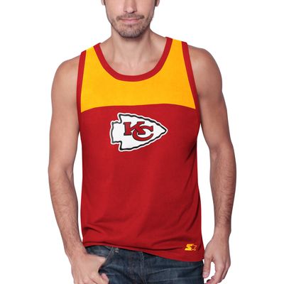 Men's Starter Red/Gold Kansas City Chiefs Touchdown Fashion - Tank Top