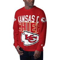 T-shirt à manches longues Starter Red Kansas City Chiefs Clutch Hit pour homme