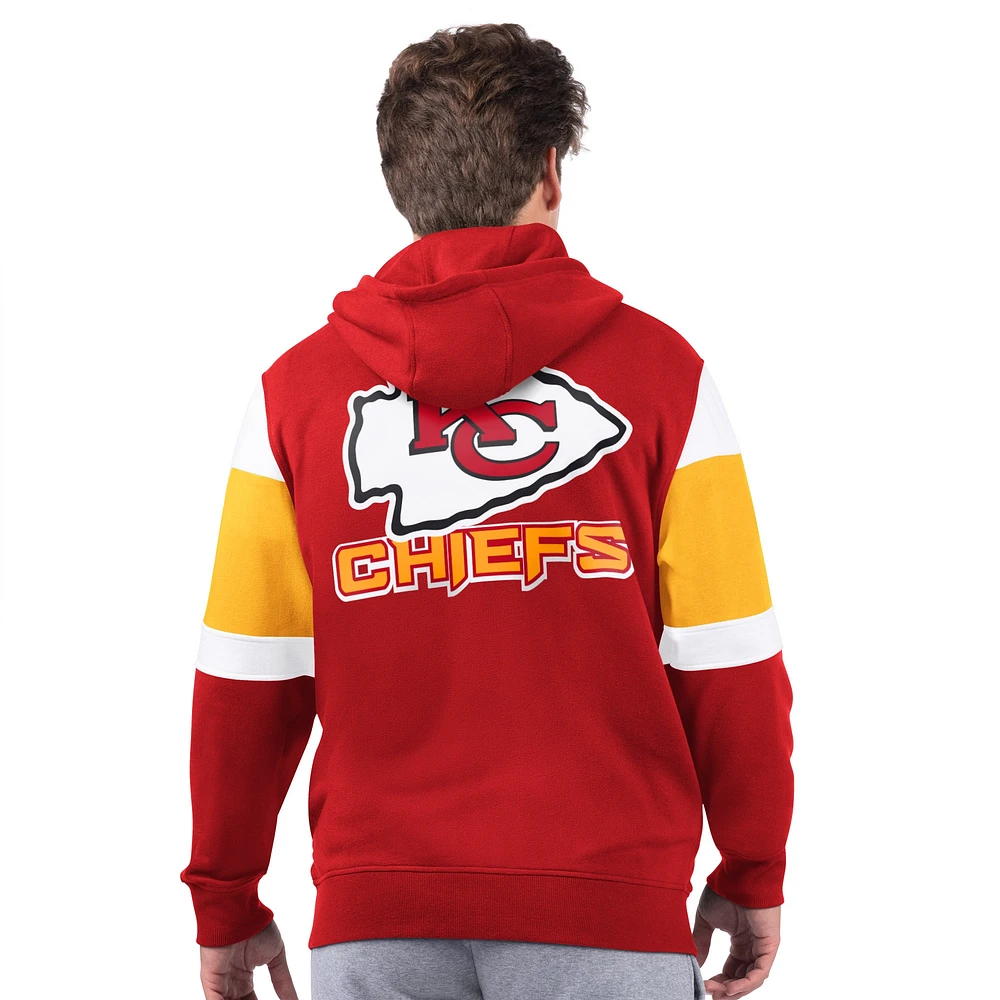 Men's Starter Red Kansas City Chiefs Extreme Full-Zip Hoodie