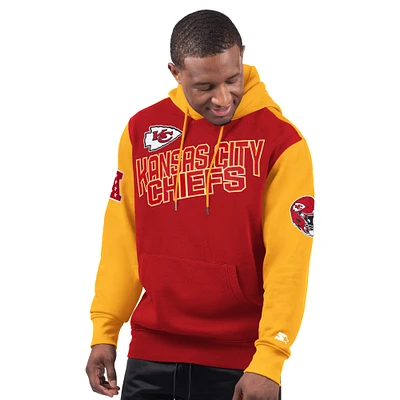 Sweat à capuche rouge Starter Extreme pour homme des Kansas City Chiefs