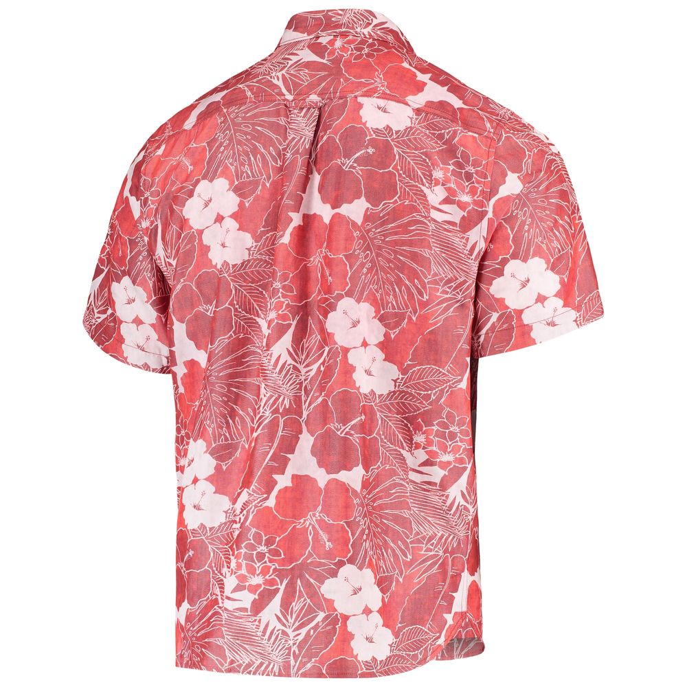 Kansas City Chiefs NFL Mens Floral Button Up Shirt