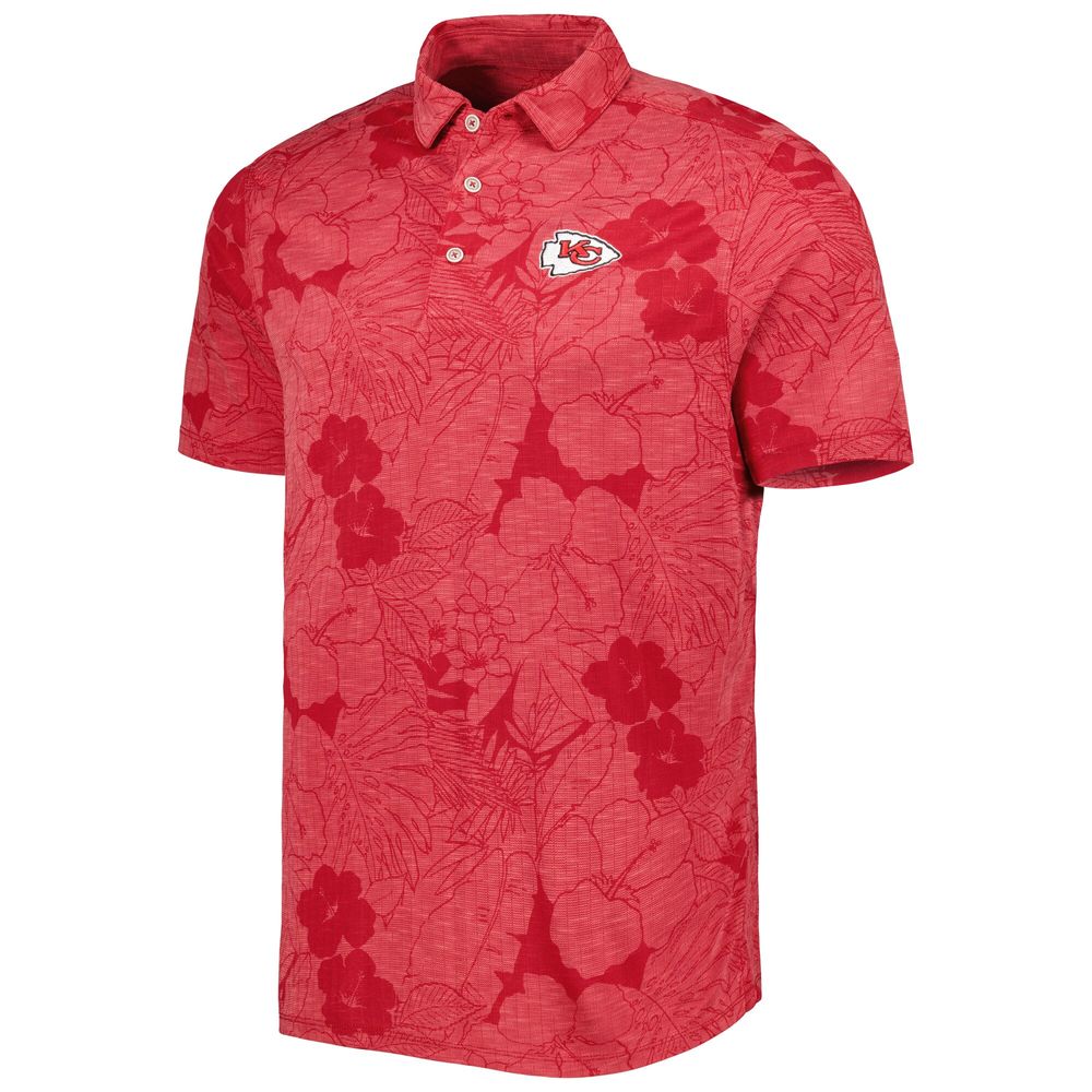 Tommy Bahama Men's Tommy Bahama Red Kansas City Chiefs Miramar Blooms Polo