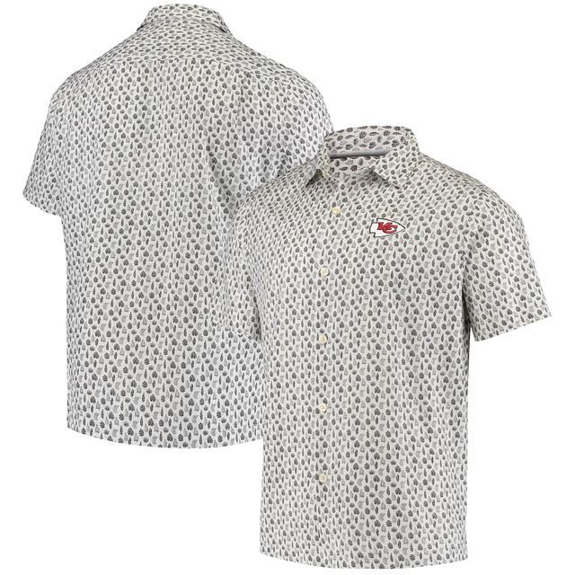 Tommy Bahama Men's Tommy Bahama White Kansas City Chiefs Baja Mar Woven  Button-Up Shirt