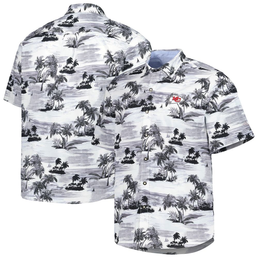 Tommy Bahama Men's Tommy Bahama White Kansas City Chiefs Sport Tropical  Horizons Button-Up Shirt