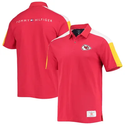 Kansas City Chiefs Tommy Hilfiger Logan Polo - Red/Gold