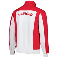 Men's Tommy Hilfiger White/Red Kansas City Chiefs Nolan Full-Zip Track Jacket