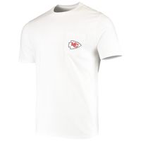 Men's Vineyard Vines White Kansas City Chiefs Big & Tall Helmet T-Shirt