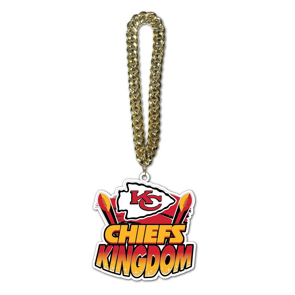 MOJO Kansas City Chiefs Slogan Fan Chain Necklace