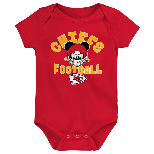 NFL Baby Boys Kansas City Chiefs Jersey Bodysuit - 0-3mo