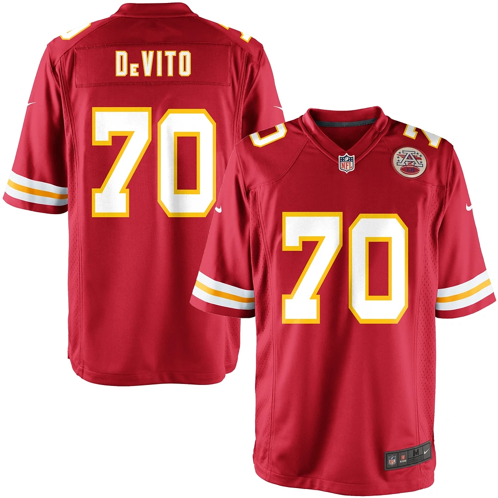 Nike Youth Kansas City Chiefs Mike DeVito Team Color Game Jersey