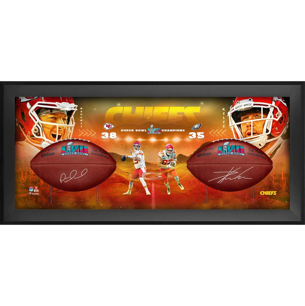 Officially Licensed NFL Super Bowl LVII Signature Football - Chiefs
