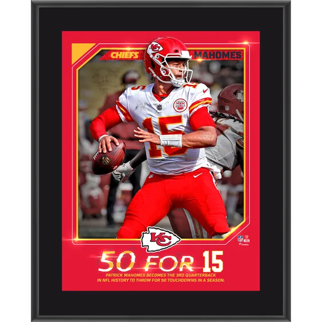 Kansas City Chiefs Patrick Mahomes Fanatics Authentic Framed 15 x 17 AFC  Champions Playoff Moment Rushing Touchdown Progression Collage