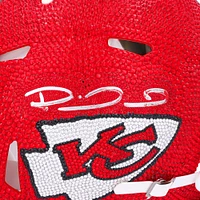 Patrick Mahomes Kansas City Chiefs Autographed Riddell Speed Authentic Helmet - Art by Rock On Sports