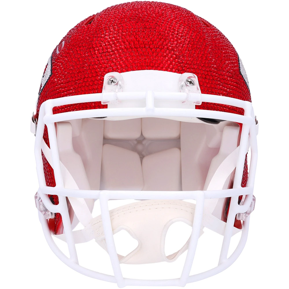 Patrick Mahomes Kansas City Chiefs Autographed Riddell Speed Authentic Helmet - Art by Rock On Sports