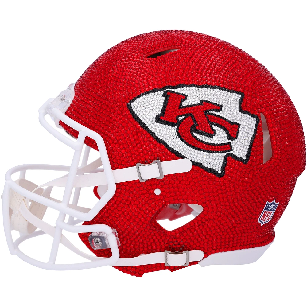 Patrick Mahomes Kansas City Chiefs Autographed Riddell Speed Authentic Helmet - Art by Rock On Sports
